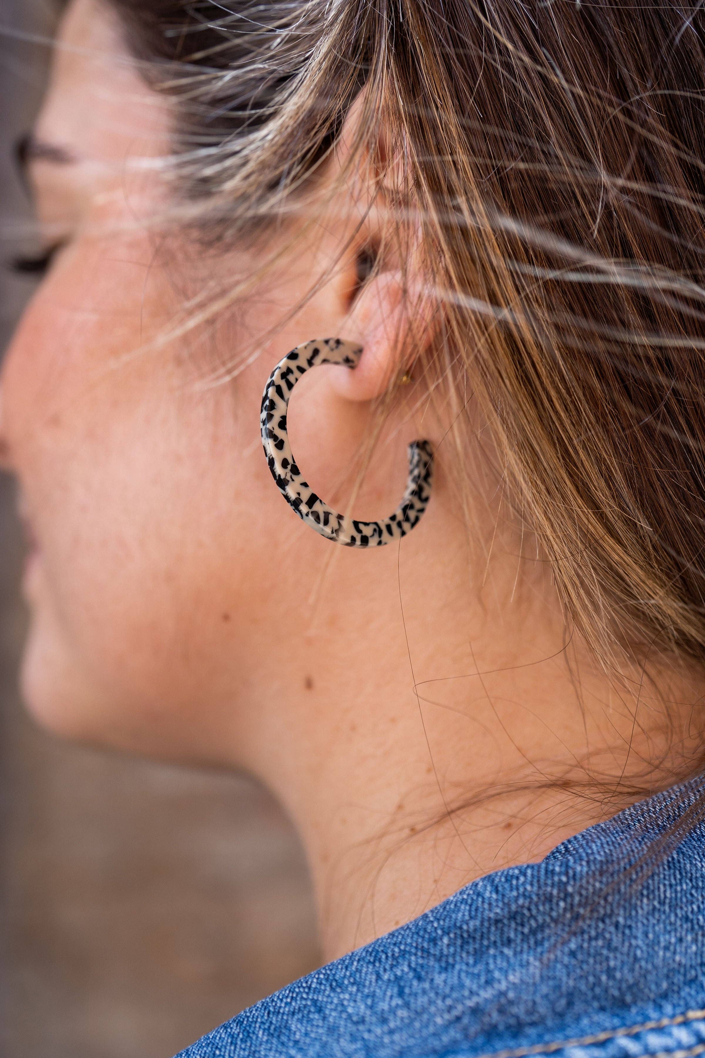 Black Dot Camy Hoops