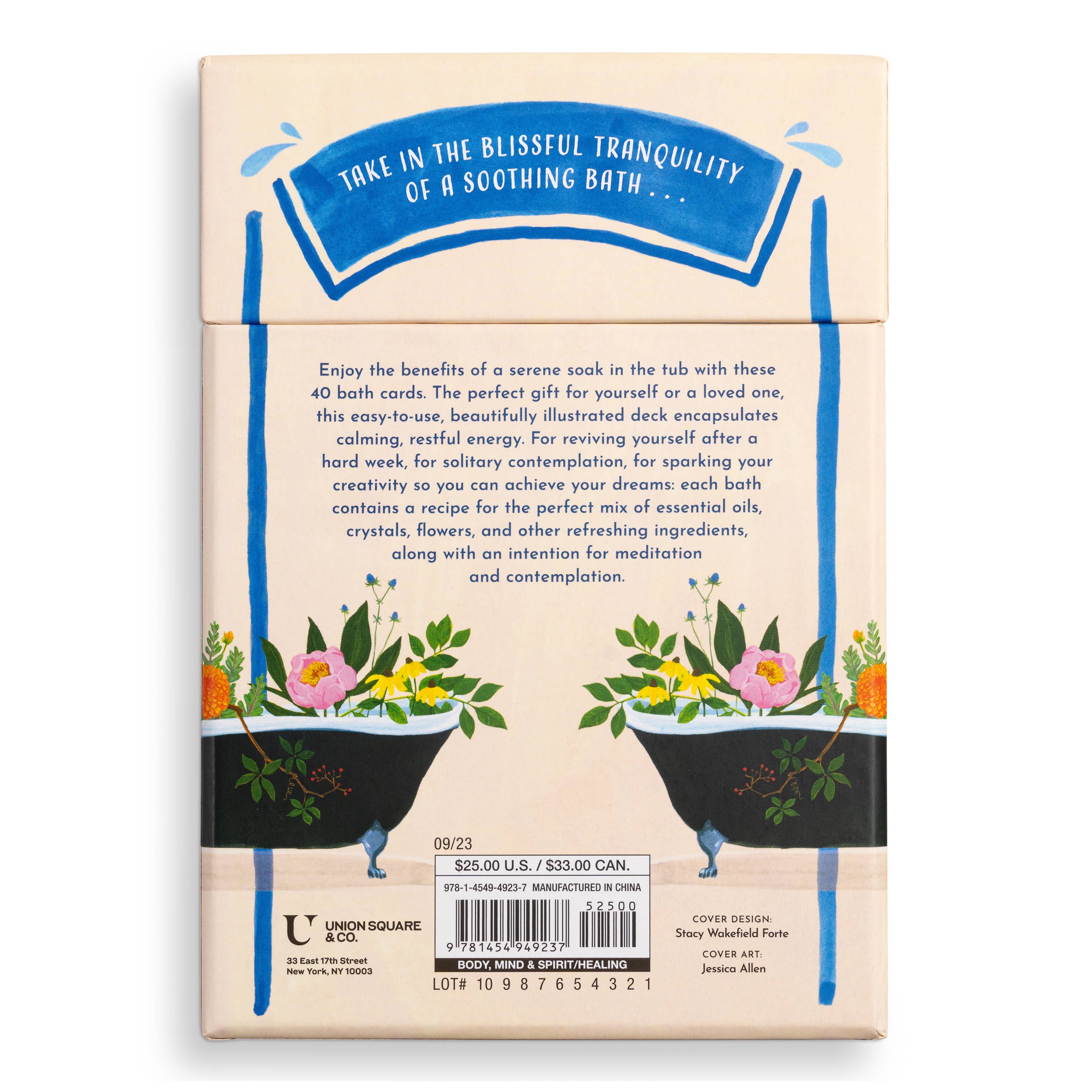 Blissful Baths: 40 Rituals For Self-Care Card Deck