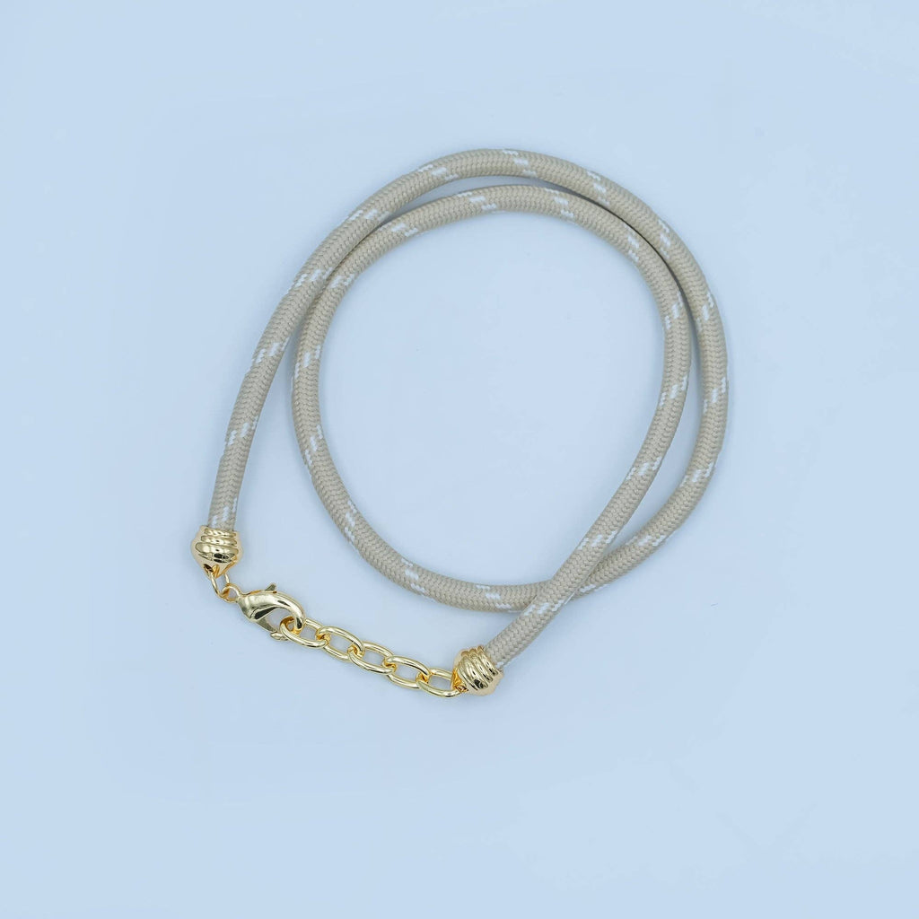 Light Brown Cord Chain Necklace