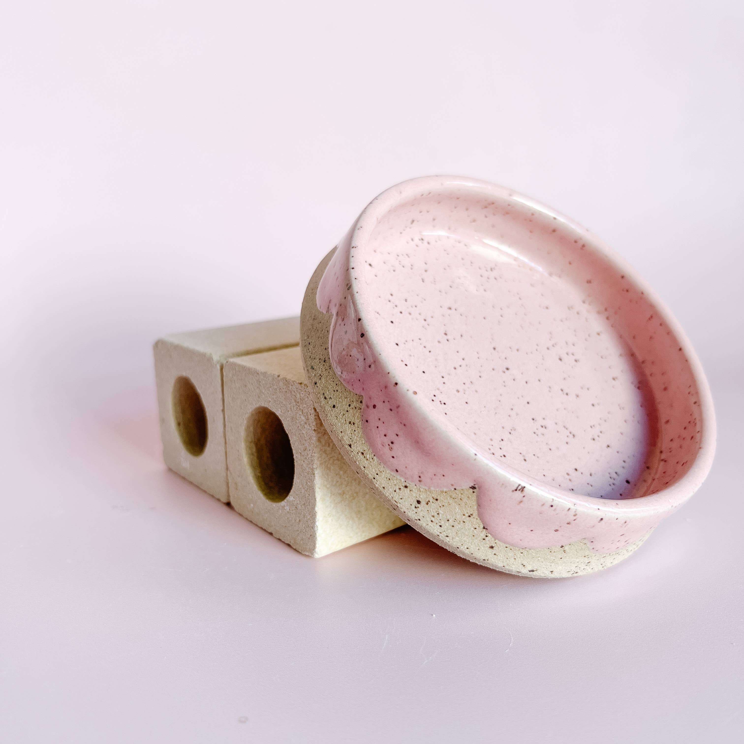 Small Scalloped Ceramic Dish