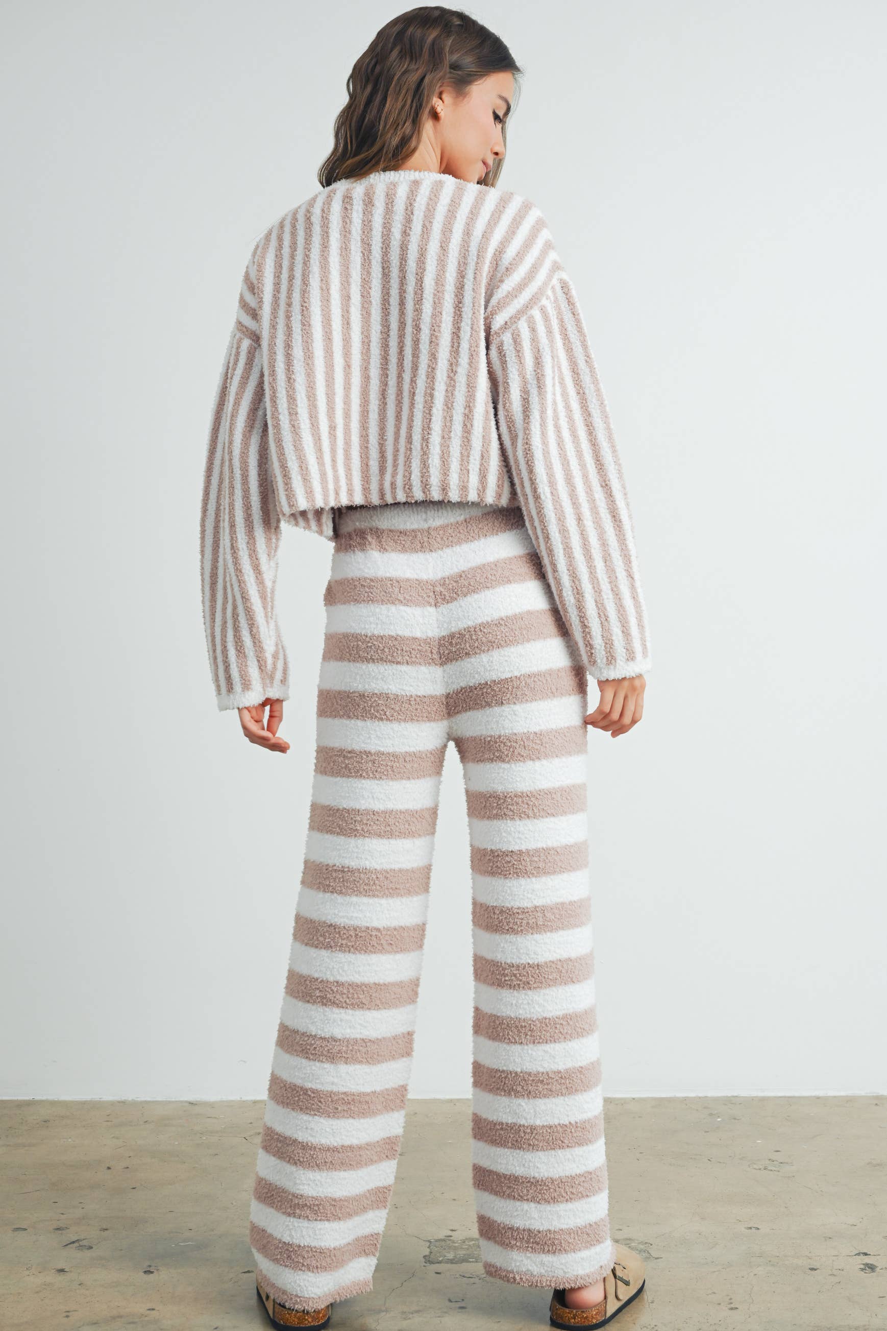 Cozy Striped Round Neck Sweater