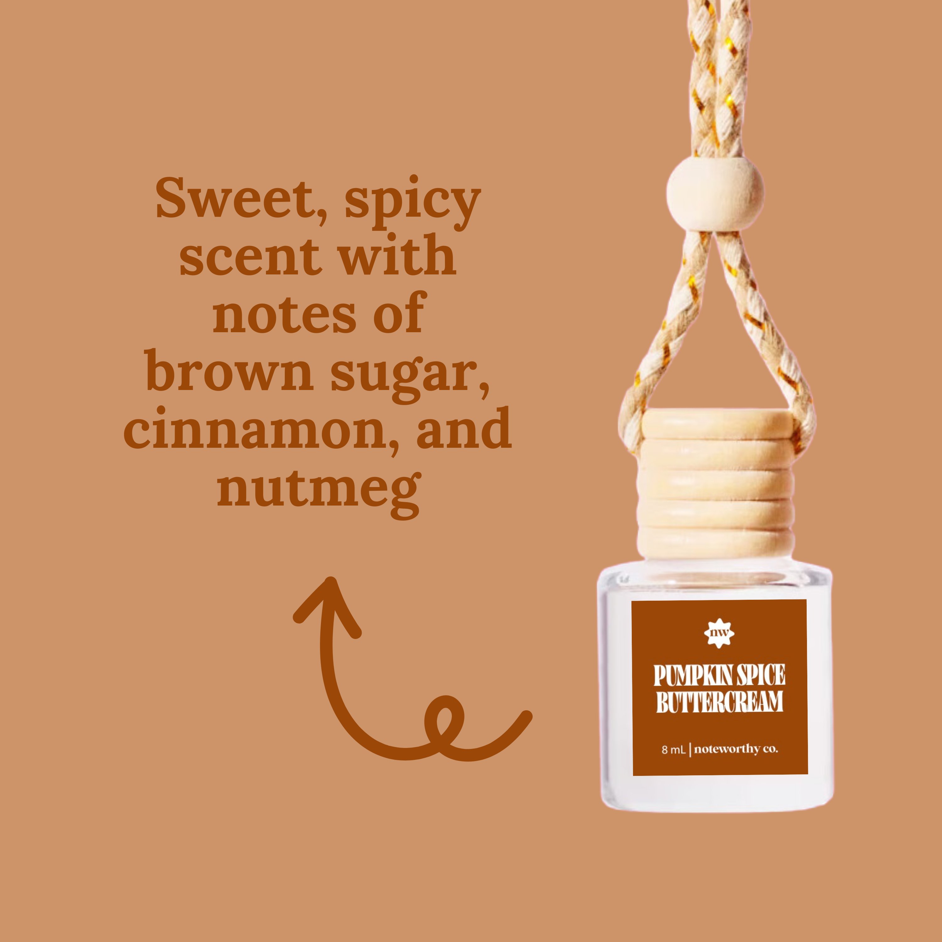 Pumpkin Spice Buttercream Car Diffusers