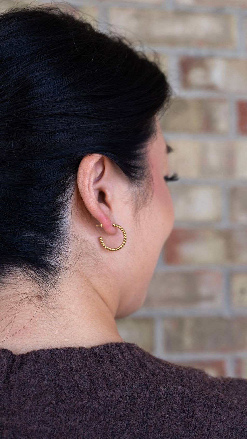 Gold Luxe Tatum Hoops