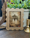 Scallop Mansion Ghosts Framed Canvas Art