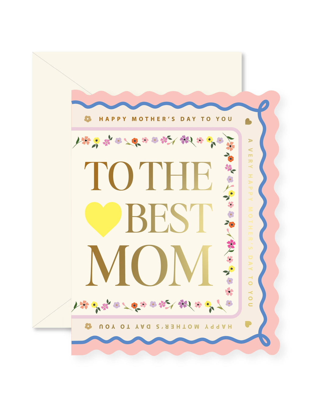 Mother's Day Scallop Greeting Card