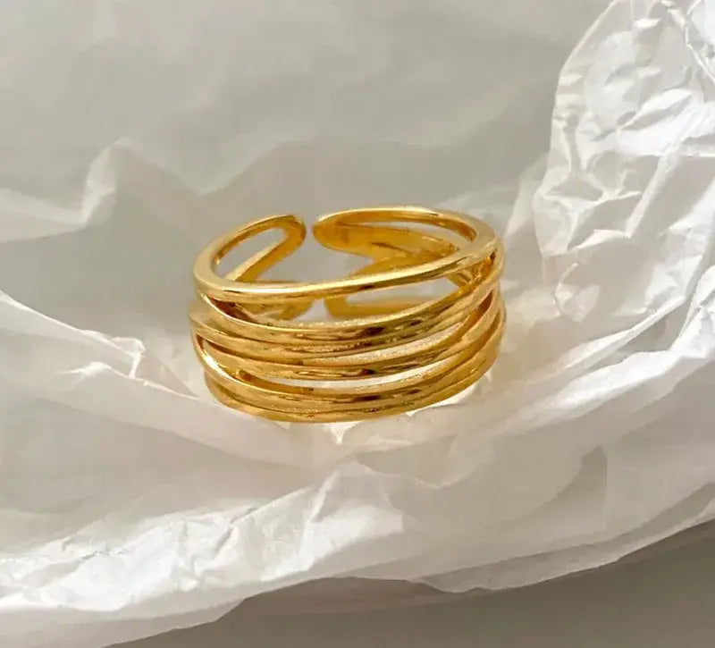 Simple Minimalist Ring in Silver or 18K Gold
