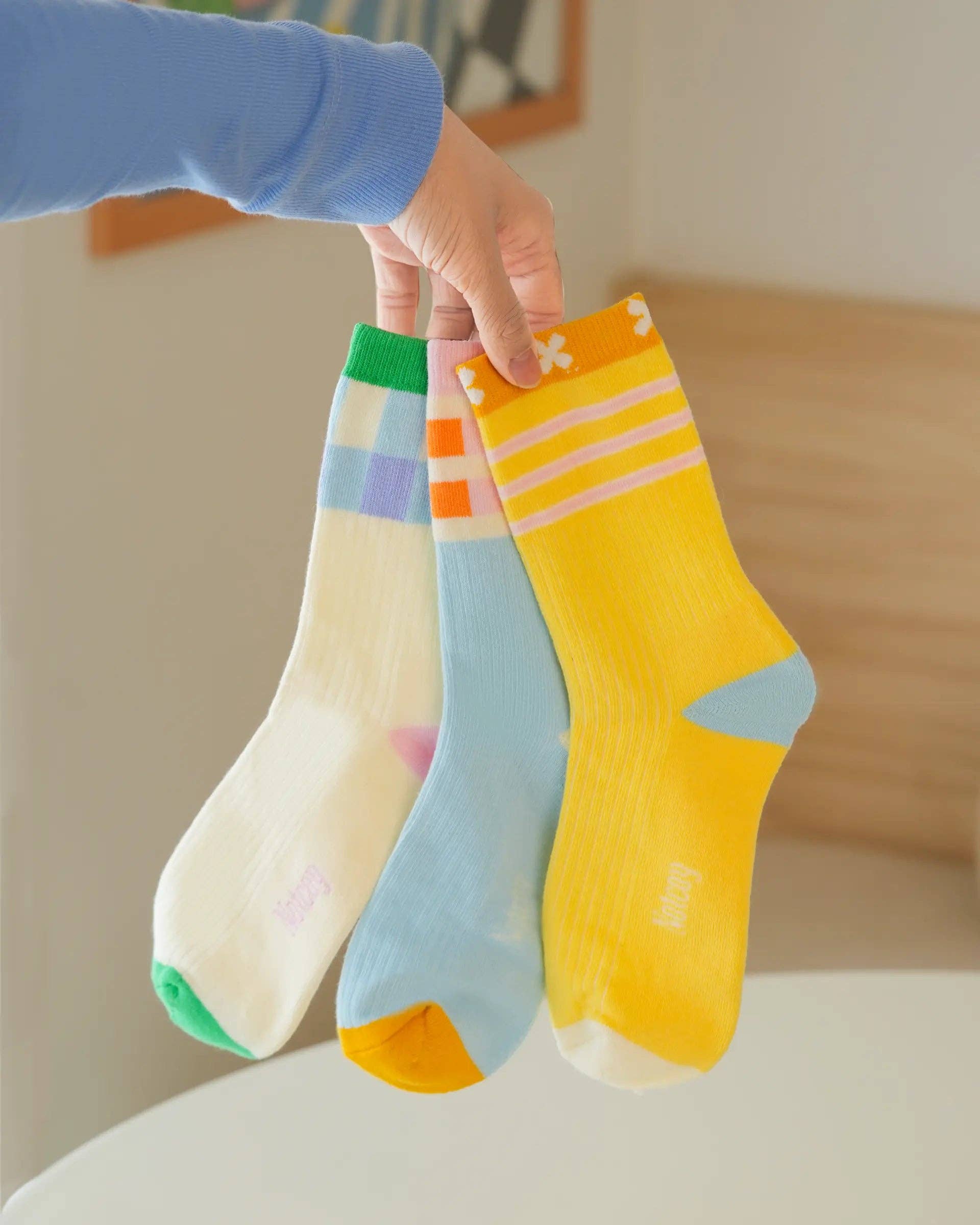 Lime Ocean Socks