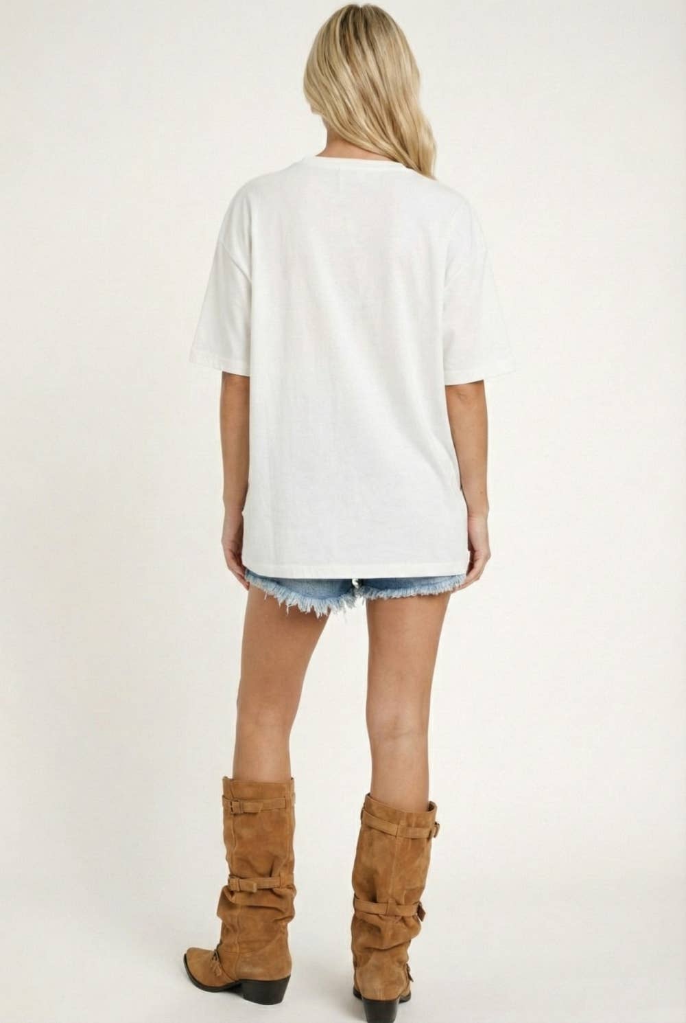 White USA Graphic Tee