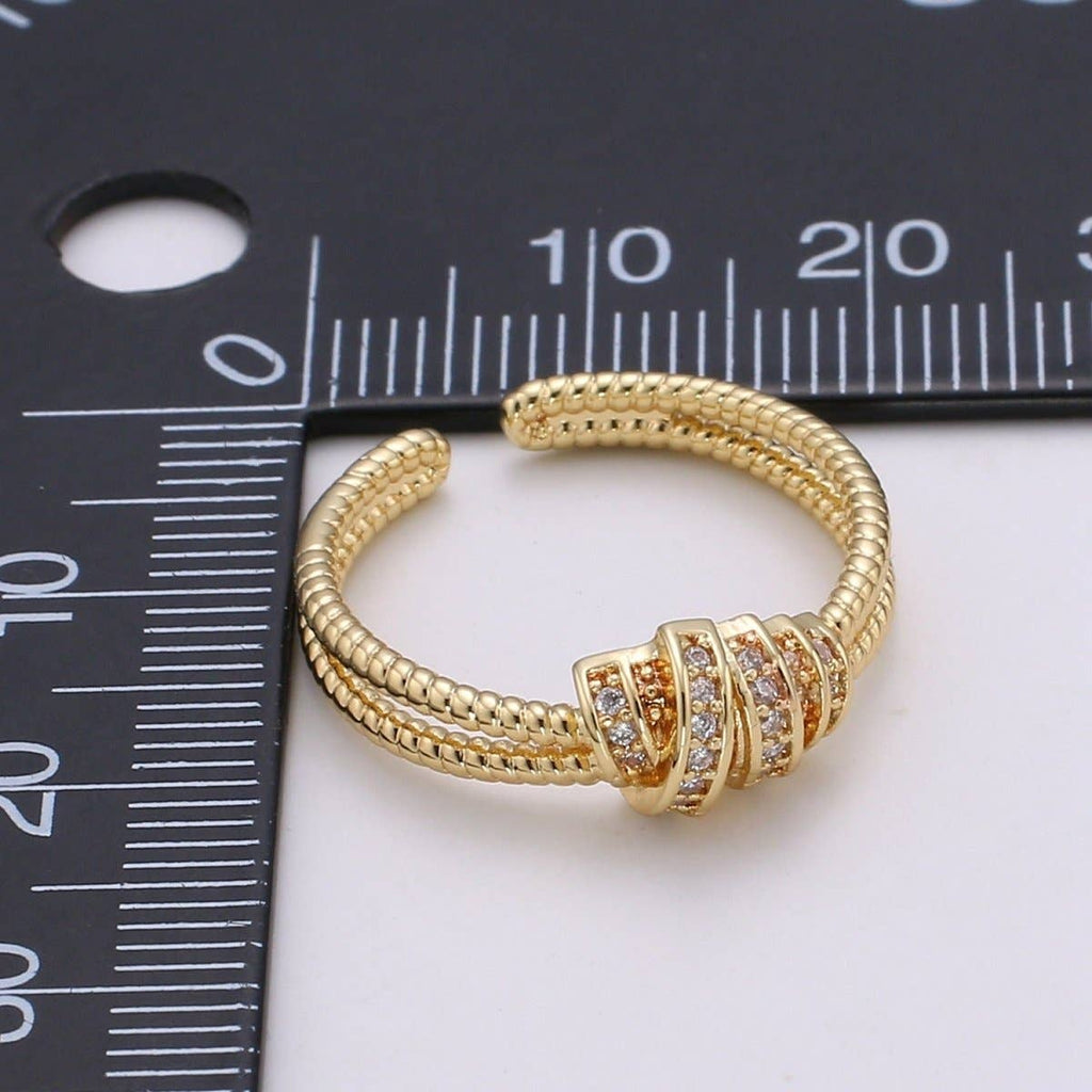 Dainty Double Band Style Ring