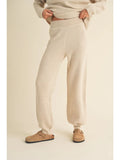 Oatmeal Waffle Pattern Joggers