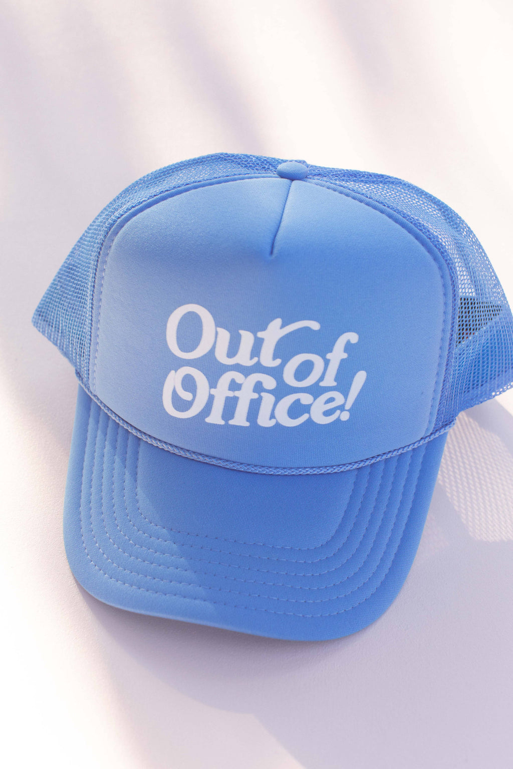 College Blue Out of Office Trucker Hat