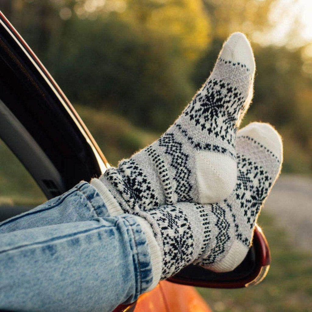 Creme Nordic Socks