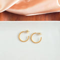 Gold Luxe Tatum Hoops