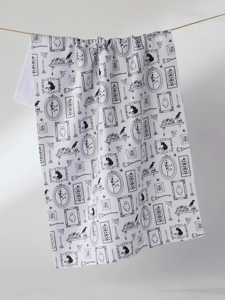 Haunted Gallery Tea Towel
