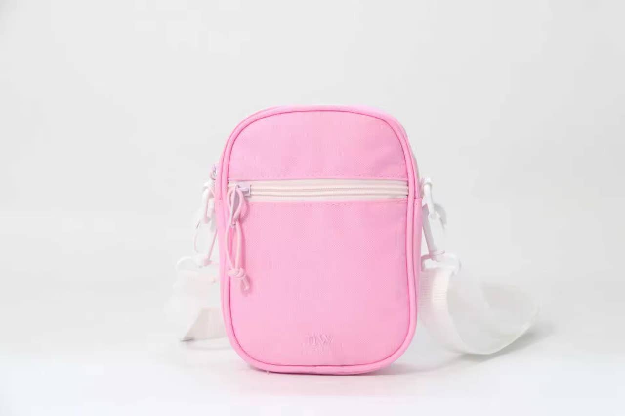 Tonal Pink Crossbody Bag