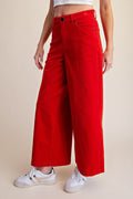 Plus Tomato Red Corduroy Pants