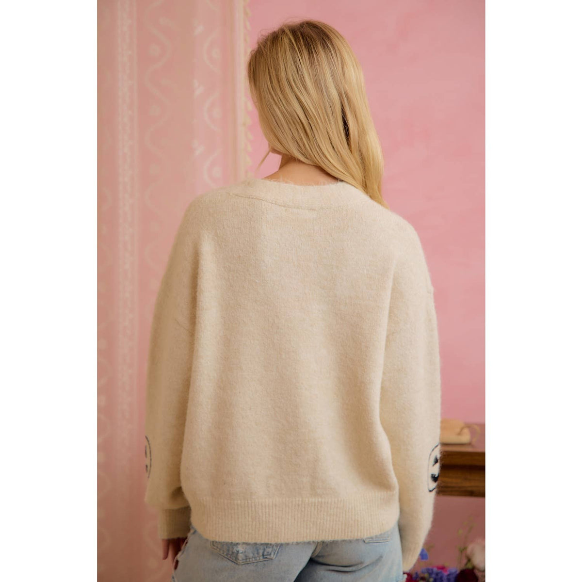 Ivory Halloween Cardigan