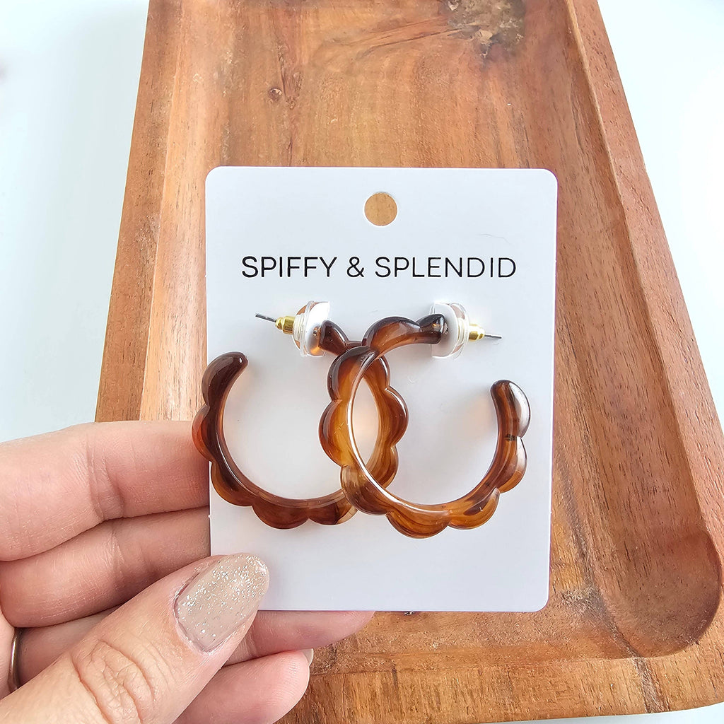 Amber Scarlett Hoops