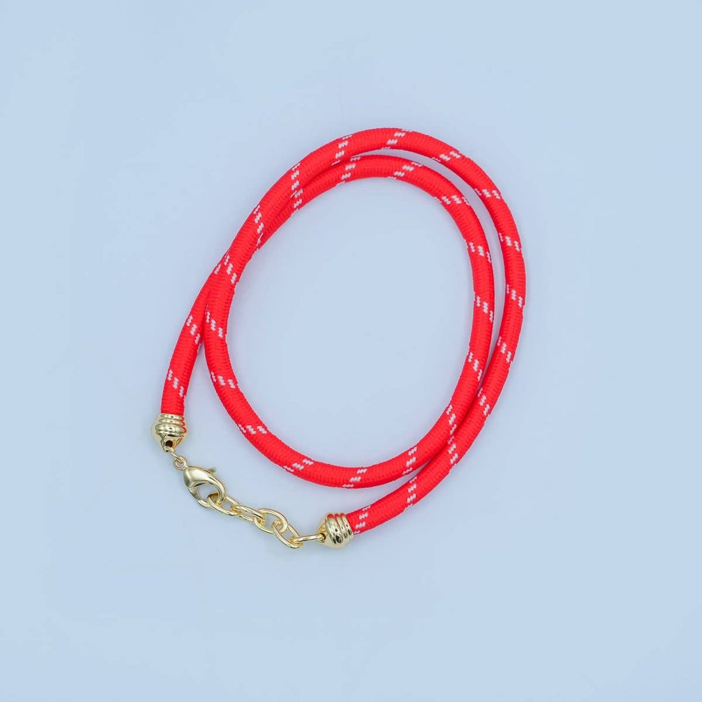Red Cord Chain Necklace