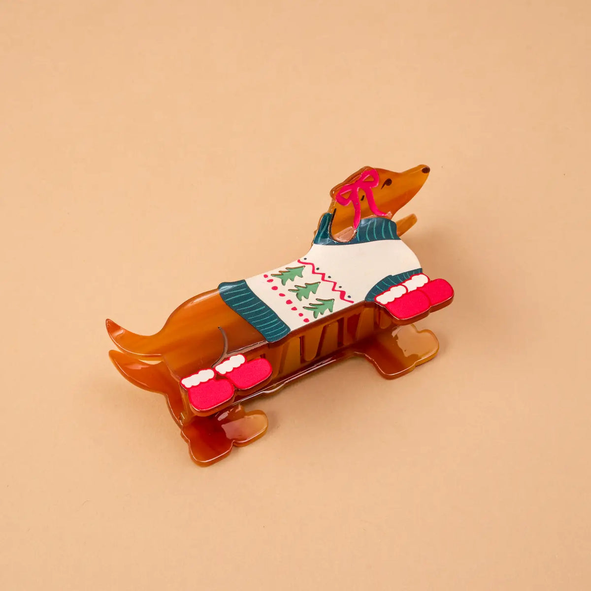 Dashing Dachshund Claw Clip