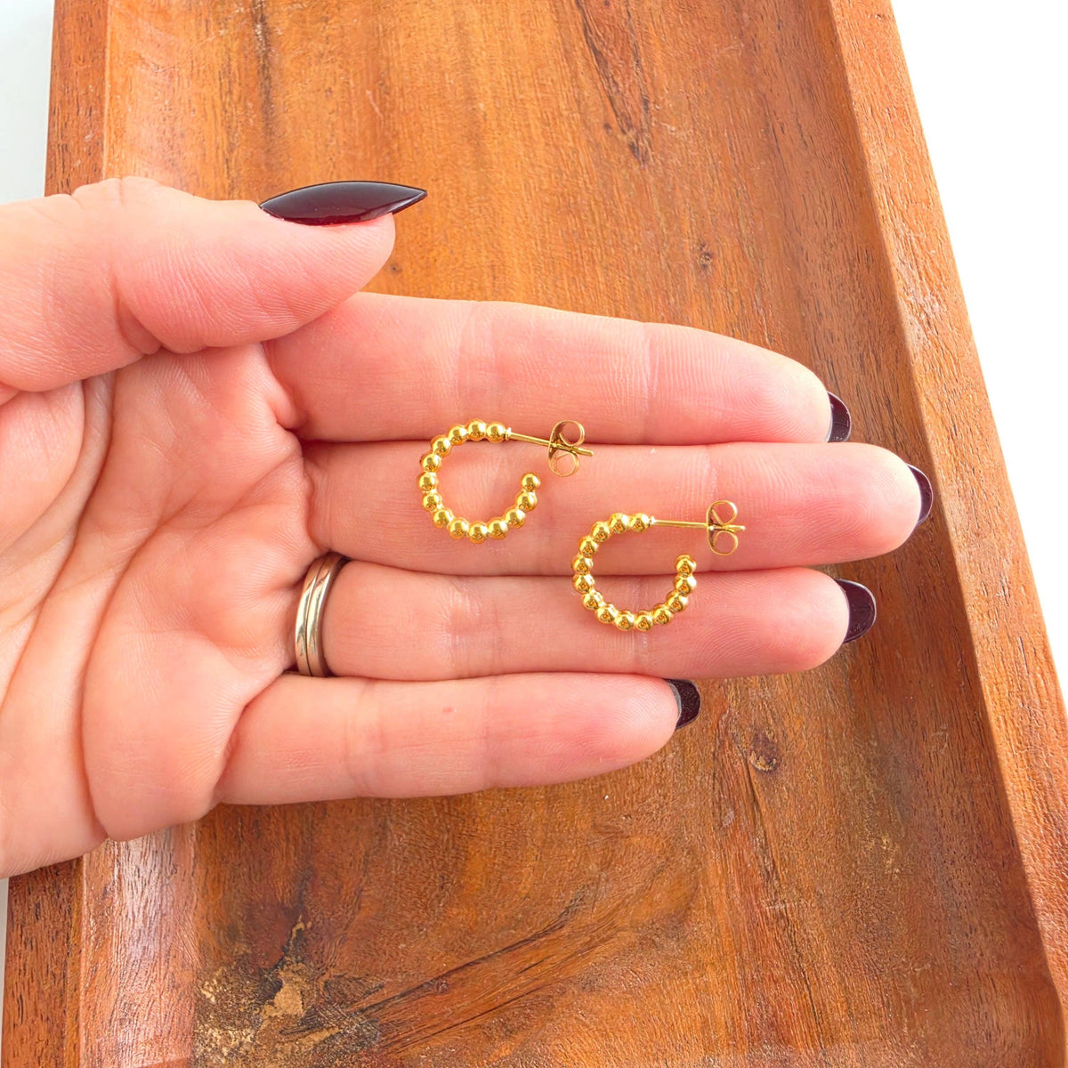 Gold Luxe Bridget Hoops