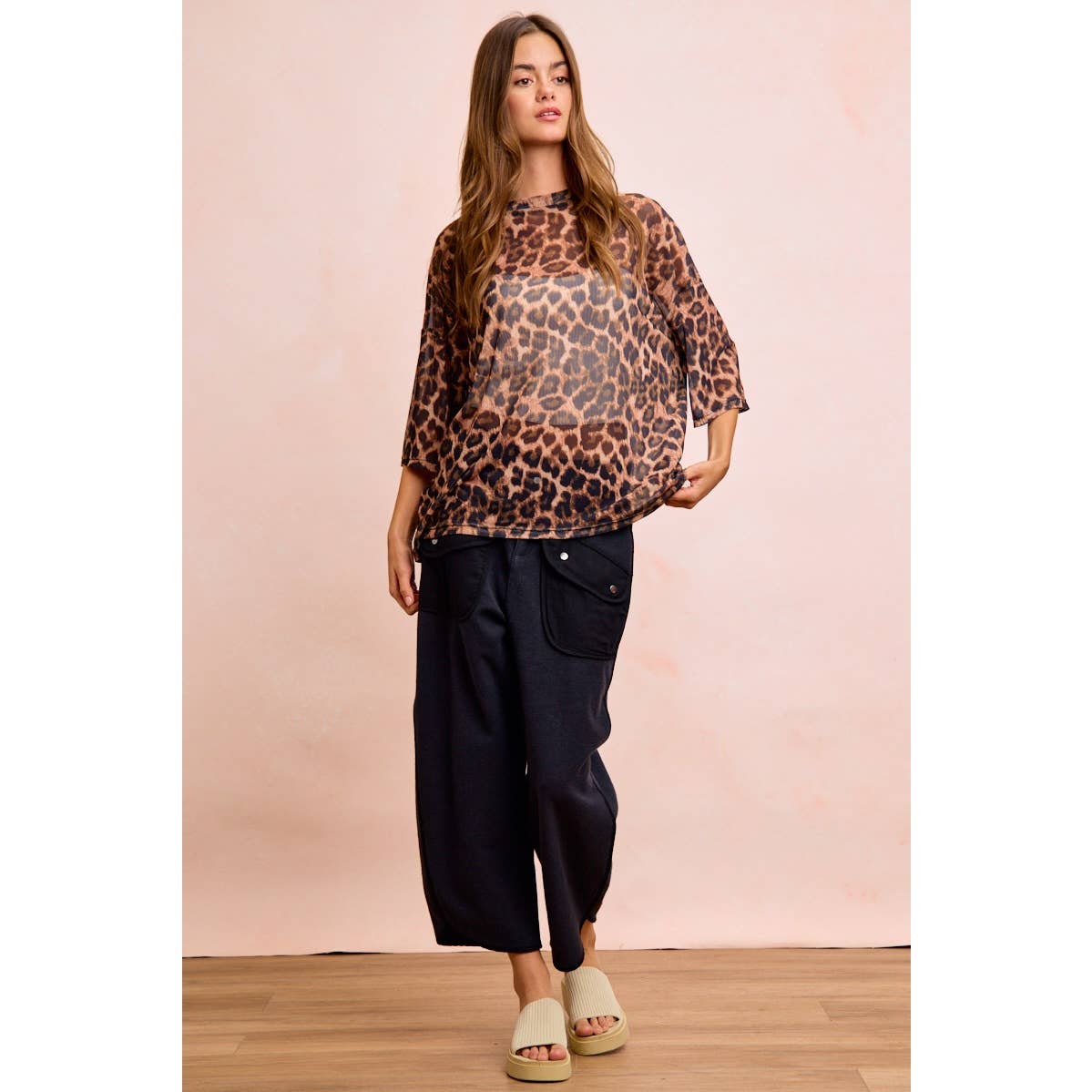 Vintage Mocha Washed Terry Pant