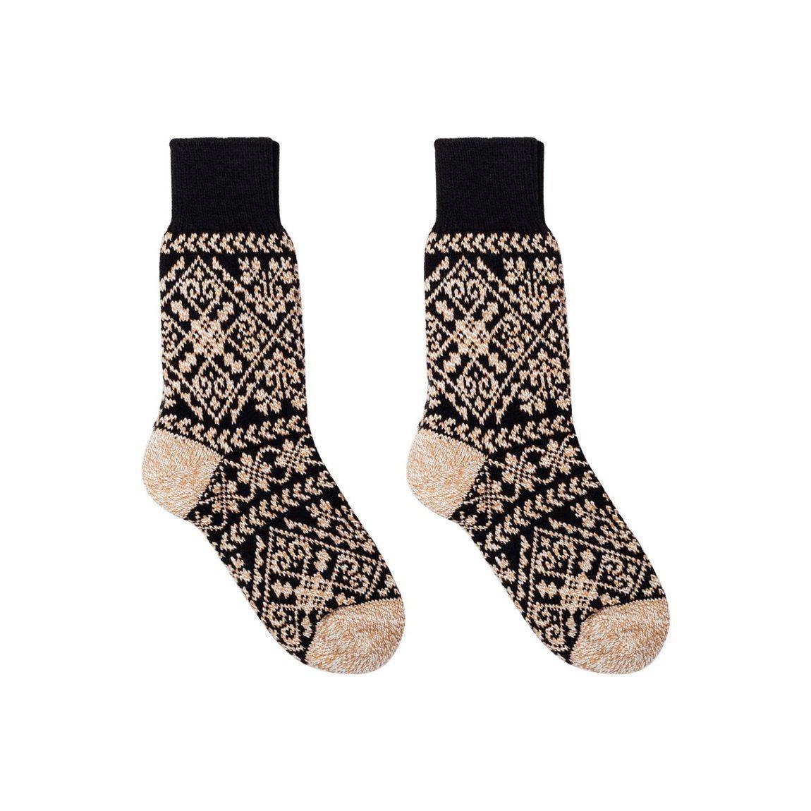 Black Nordic Socks