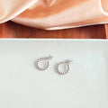 Silver Luxe Bridget Hoops