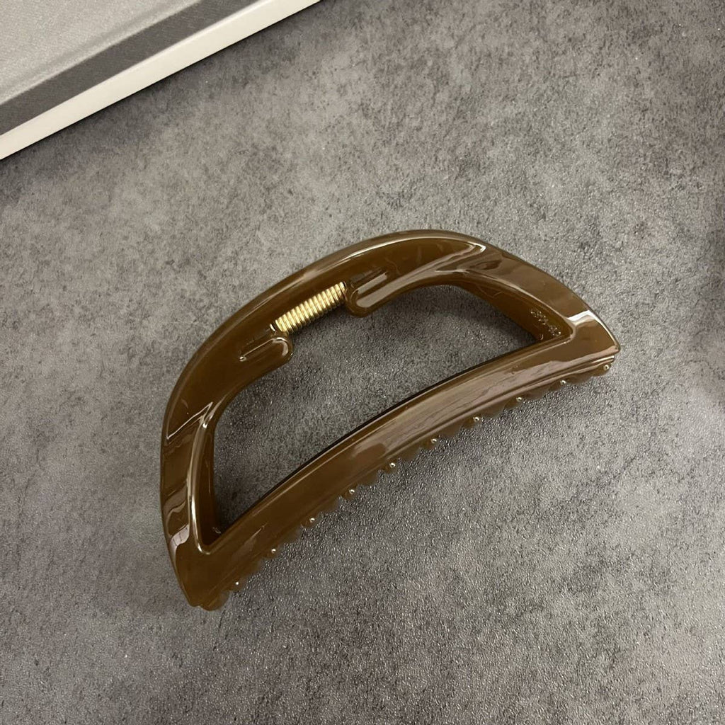 Coffee Bun Hair Claw