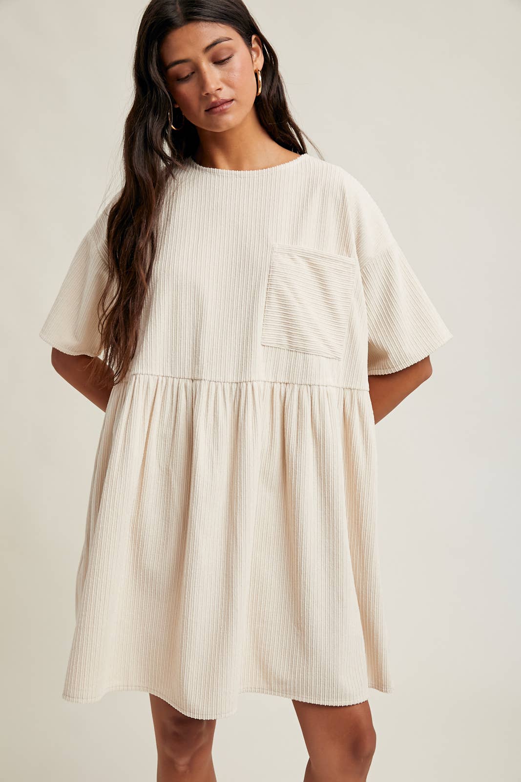 Corduroy Mini Dress