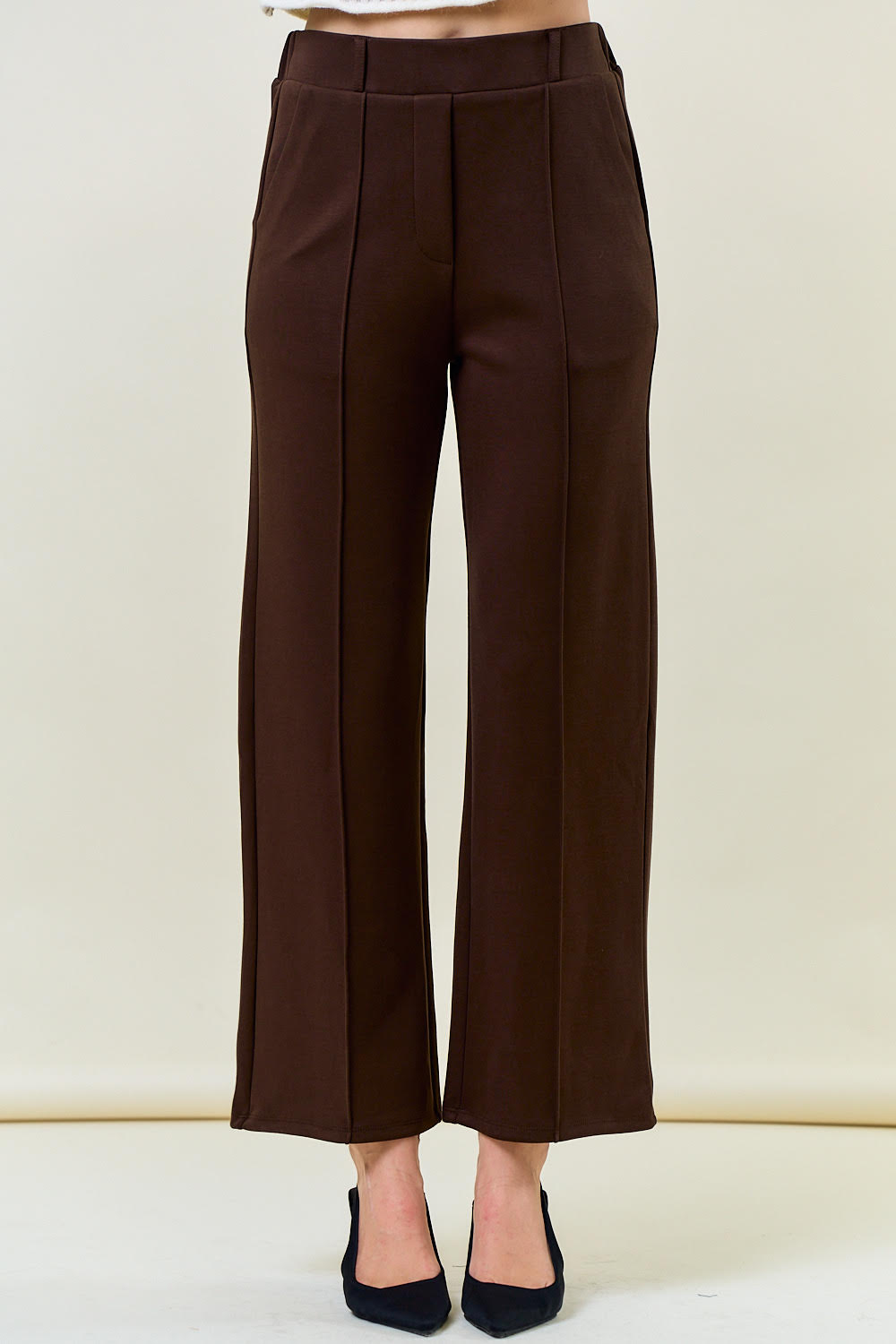 Espresso Pintuck Pant