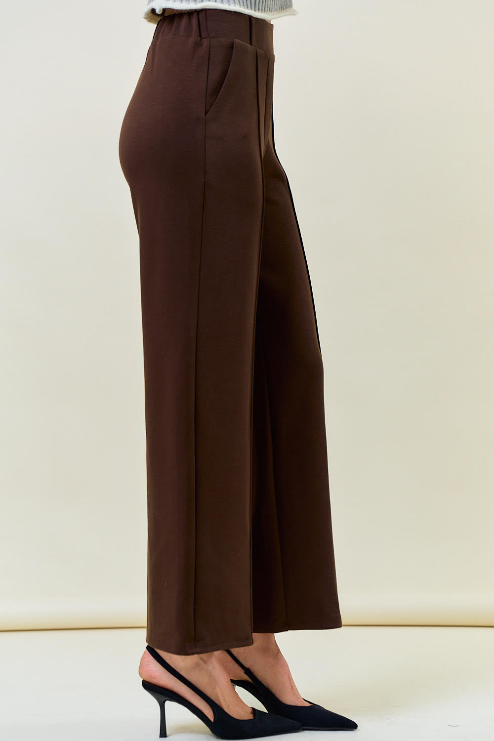 Espresso Pintuck Pant