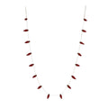 Red Wool Felt String Light Garland