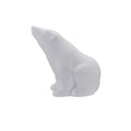 Stoneware Bisque Polar Bear Table Lamp with Cut-Outs & Inline Switch