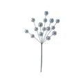 26"H Foam & Mirrored Glass Mosaic Ball Spray, Silver Finish